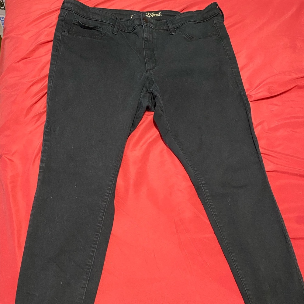 Black jeggings